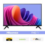HISESNSE 43" BEZELLESS FULL HD SMART ANDROID WIFI DTS TV
