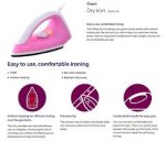 Philips Dry Iron GC091 750 Watts Nonstick (Pink Color) - Image 2