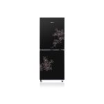 KONKA 18KRB8CZG 12 CFT UPPER FREEZER GLASS DOOR FLOWER REFRIGERATOR